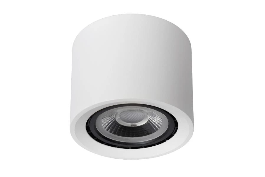 Lucide FEDLER - Plafondspot - Ø 12 cm - LED Dim to warm - GU10 (ES111) - 1x12W 2200K/3000K - Wit - uitgezet